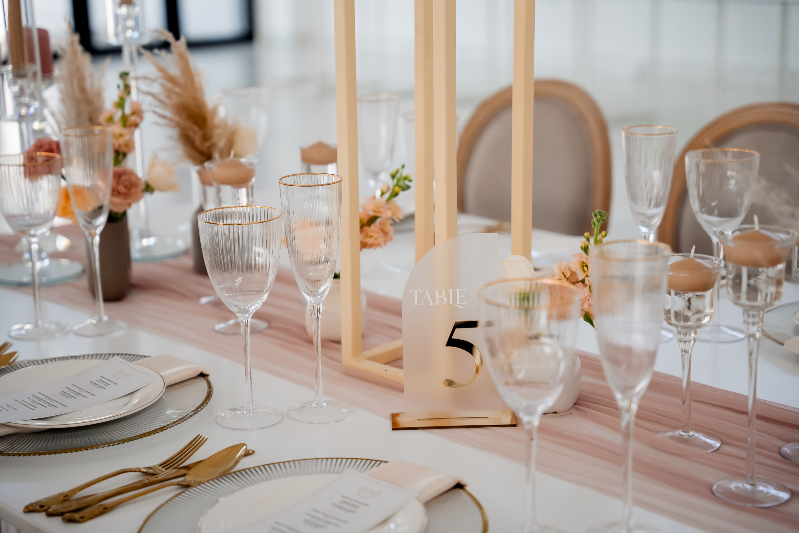 Acrylic table Number
