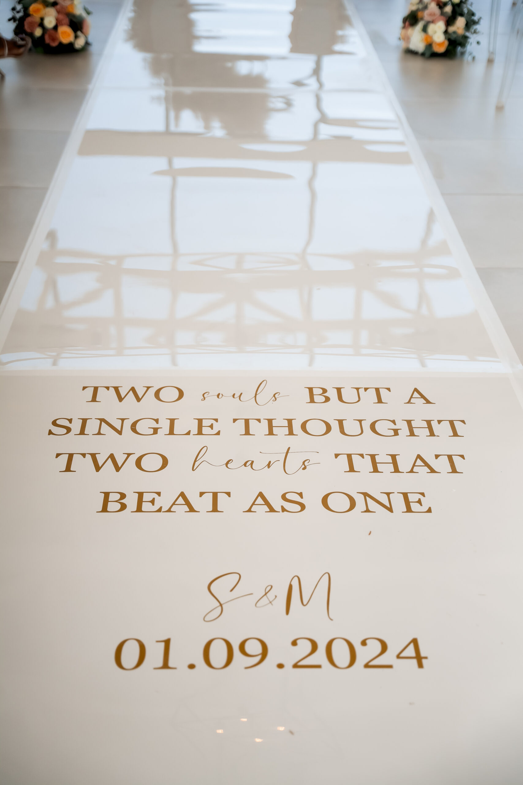 Aisle Vinyl wedding chapel