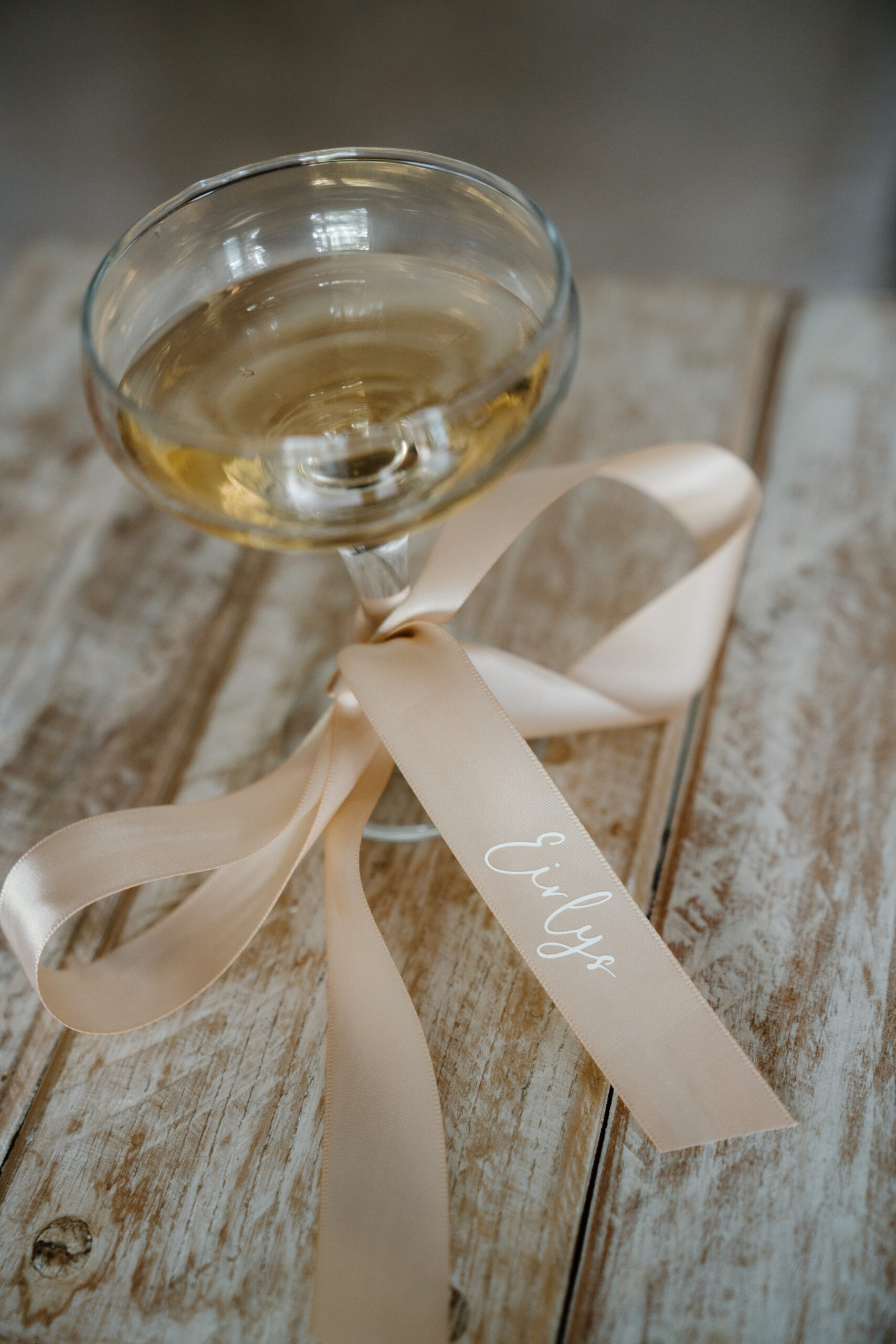 Personalised wedding Name Ribbon