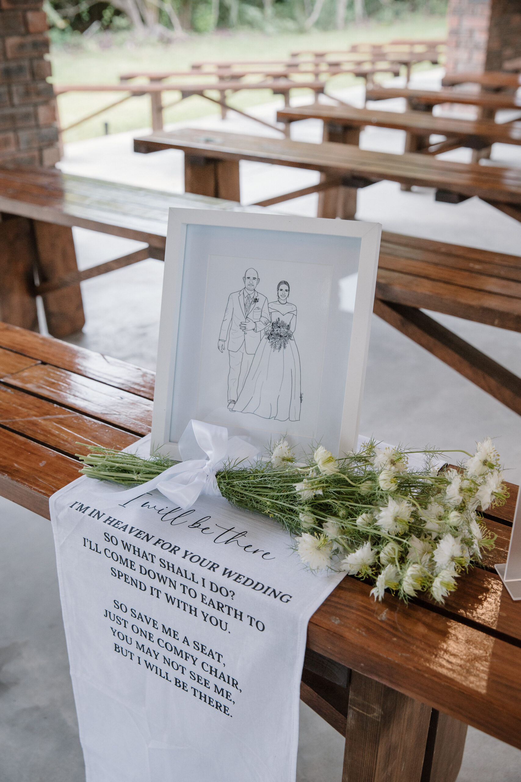 In memory of sign