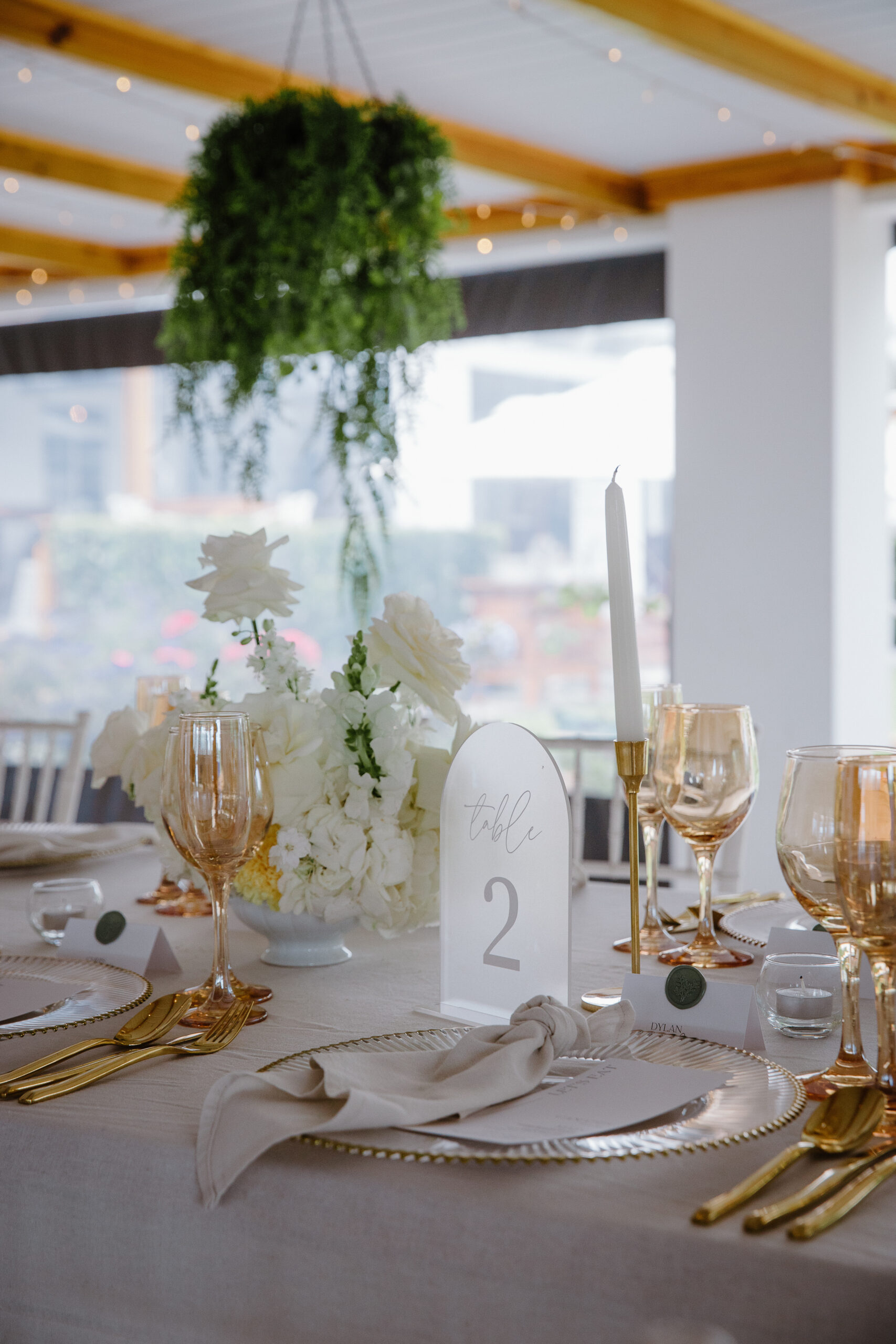 Acrylic table number
