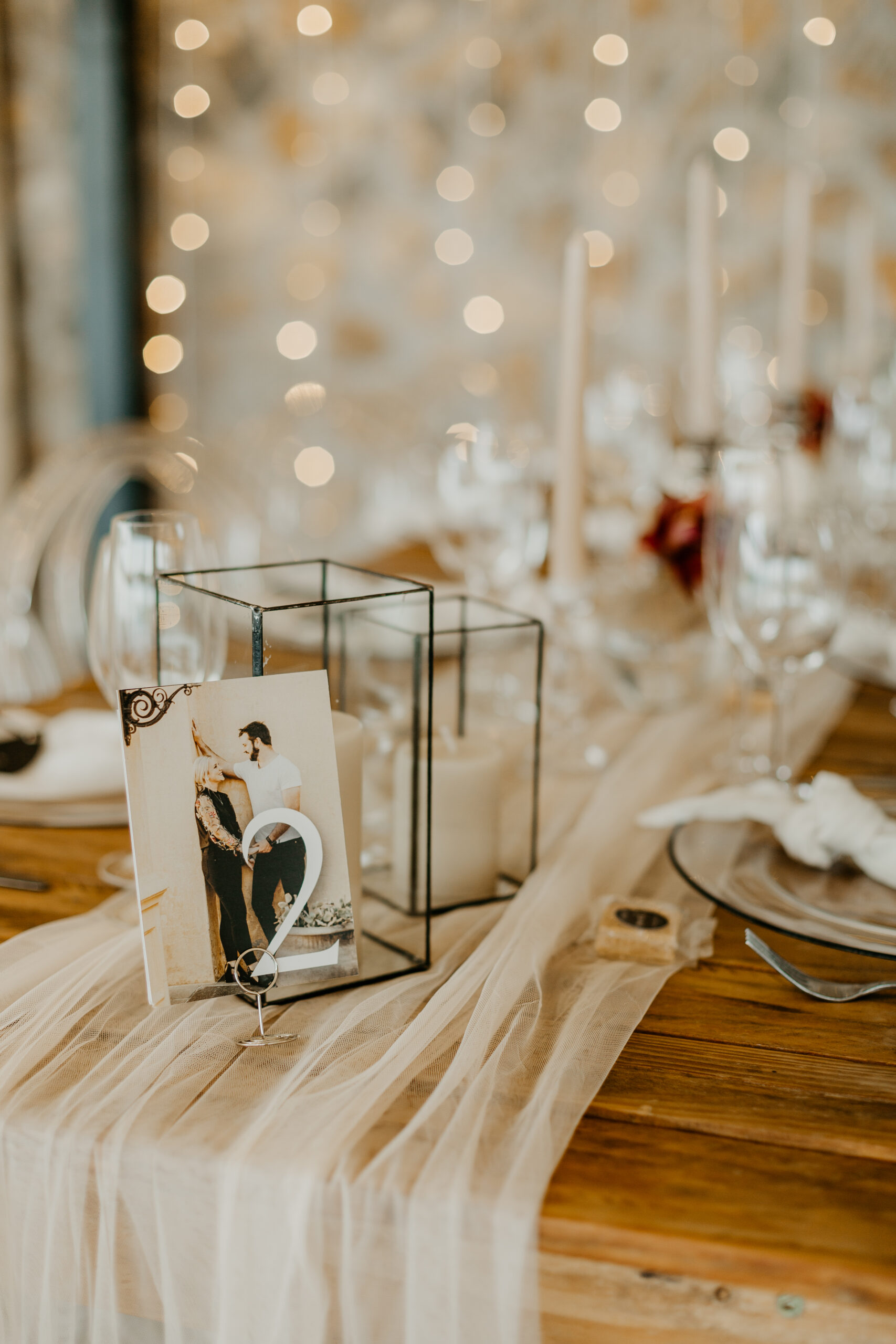 Photo table number