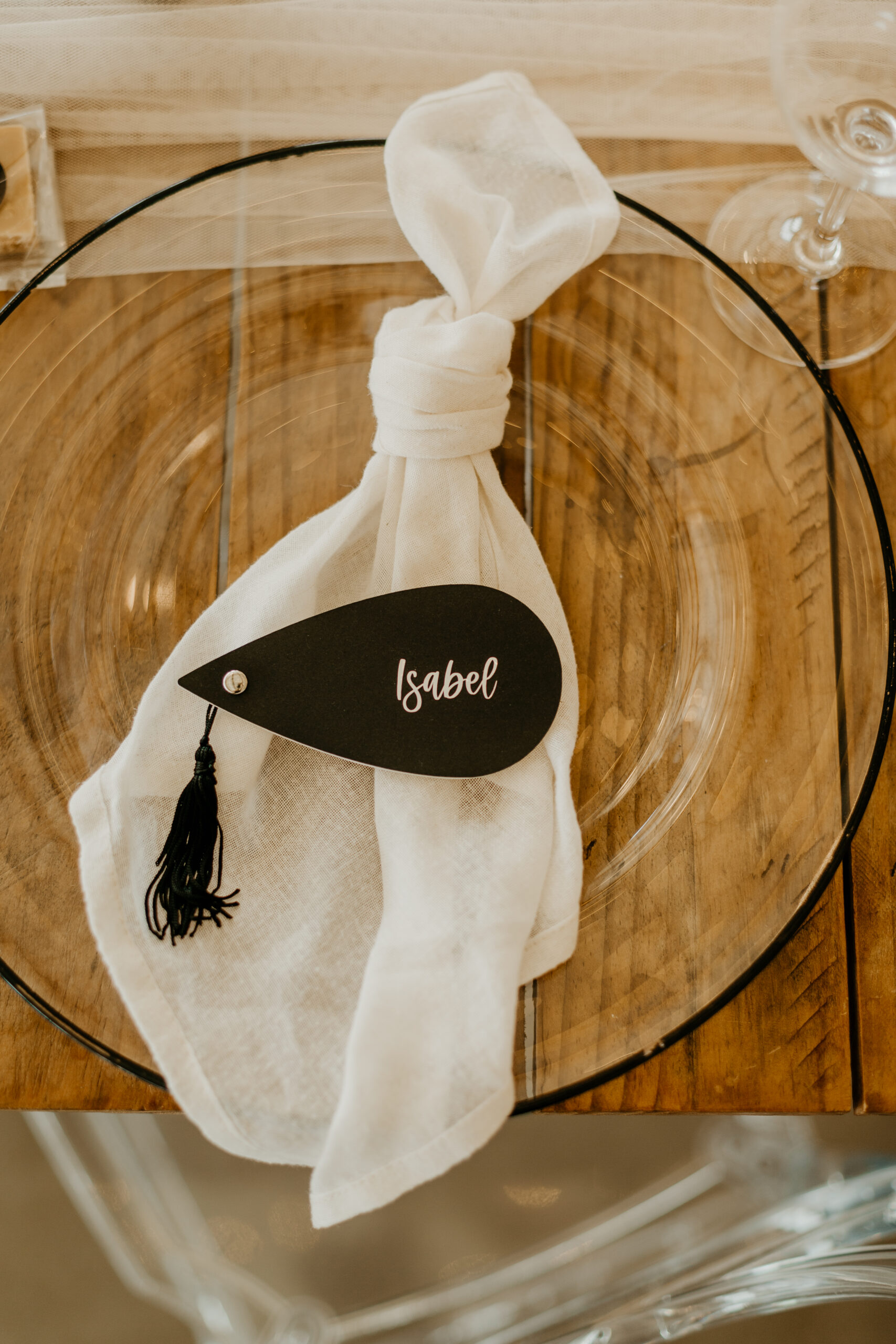 Wedding name place card