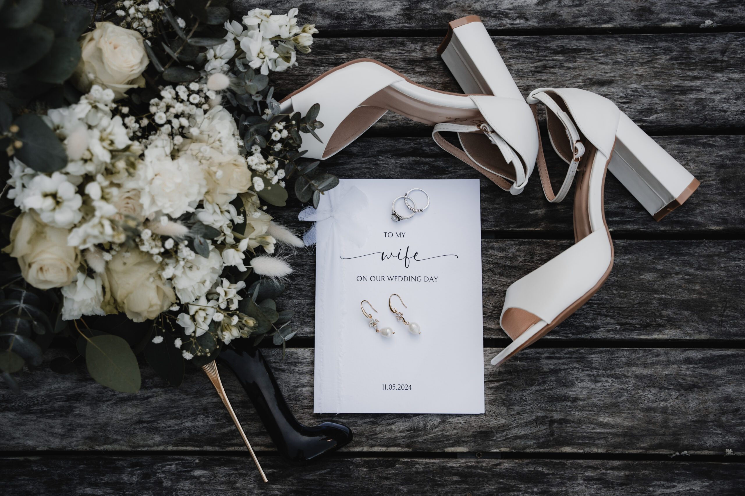 To my wife on our wedding day booklet