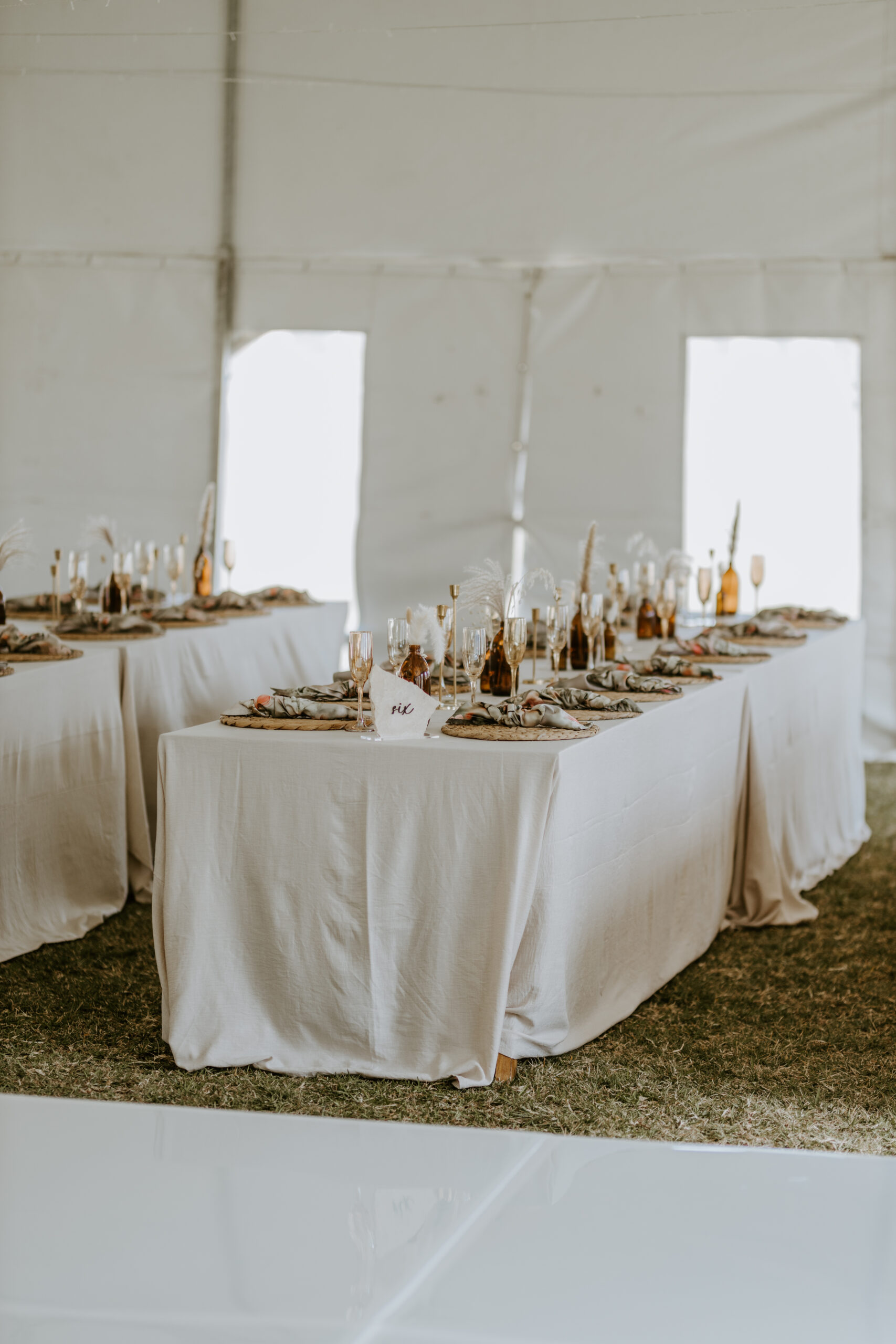 Stone table number