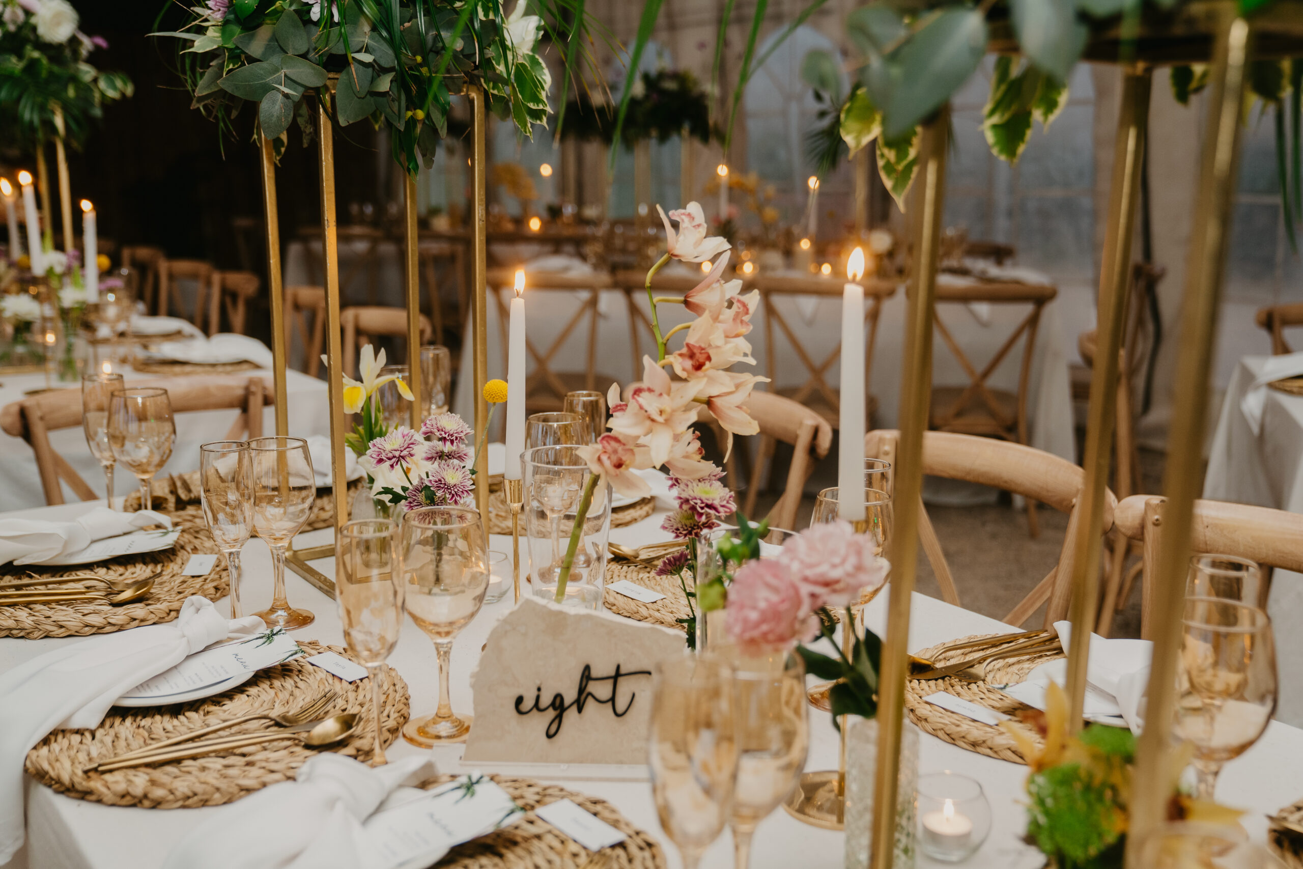 Stone table number