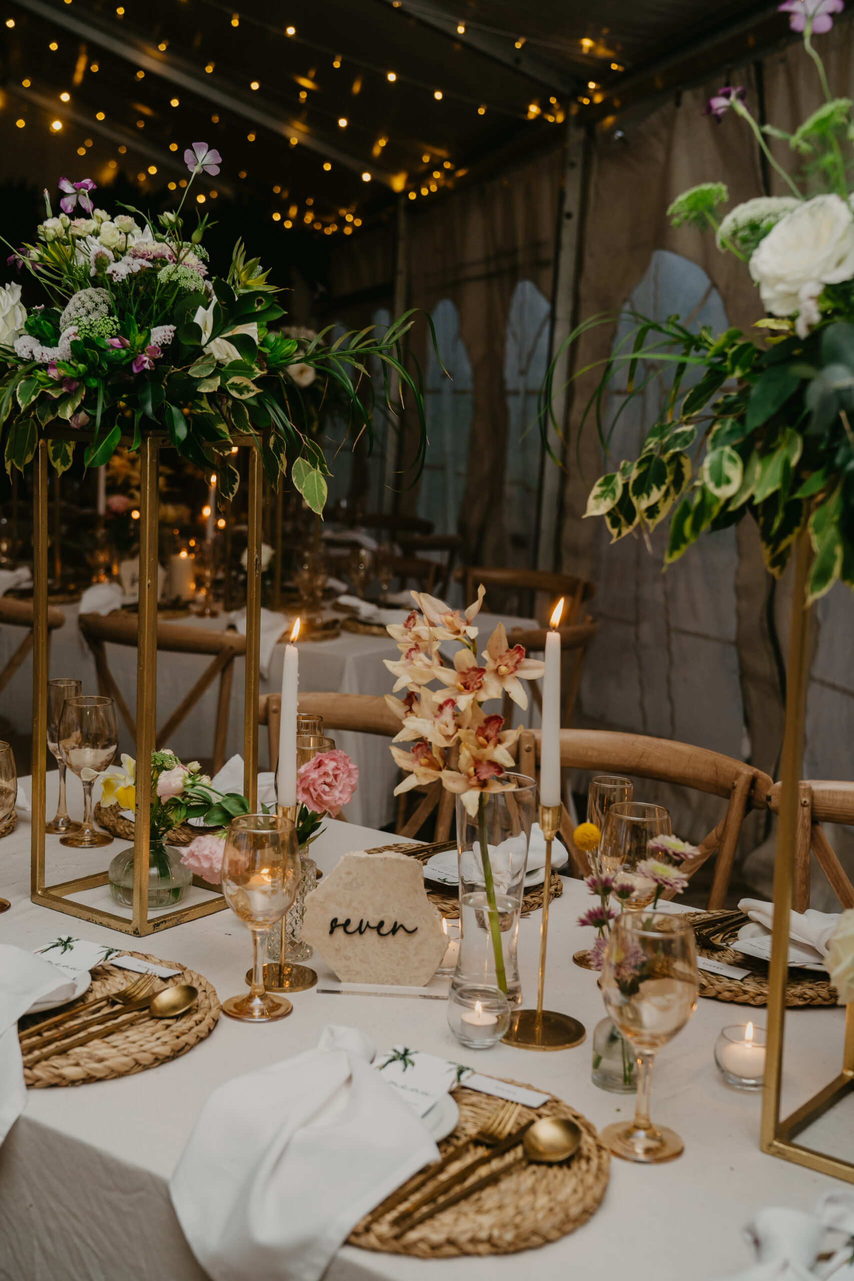 Stone table number