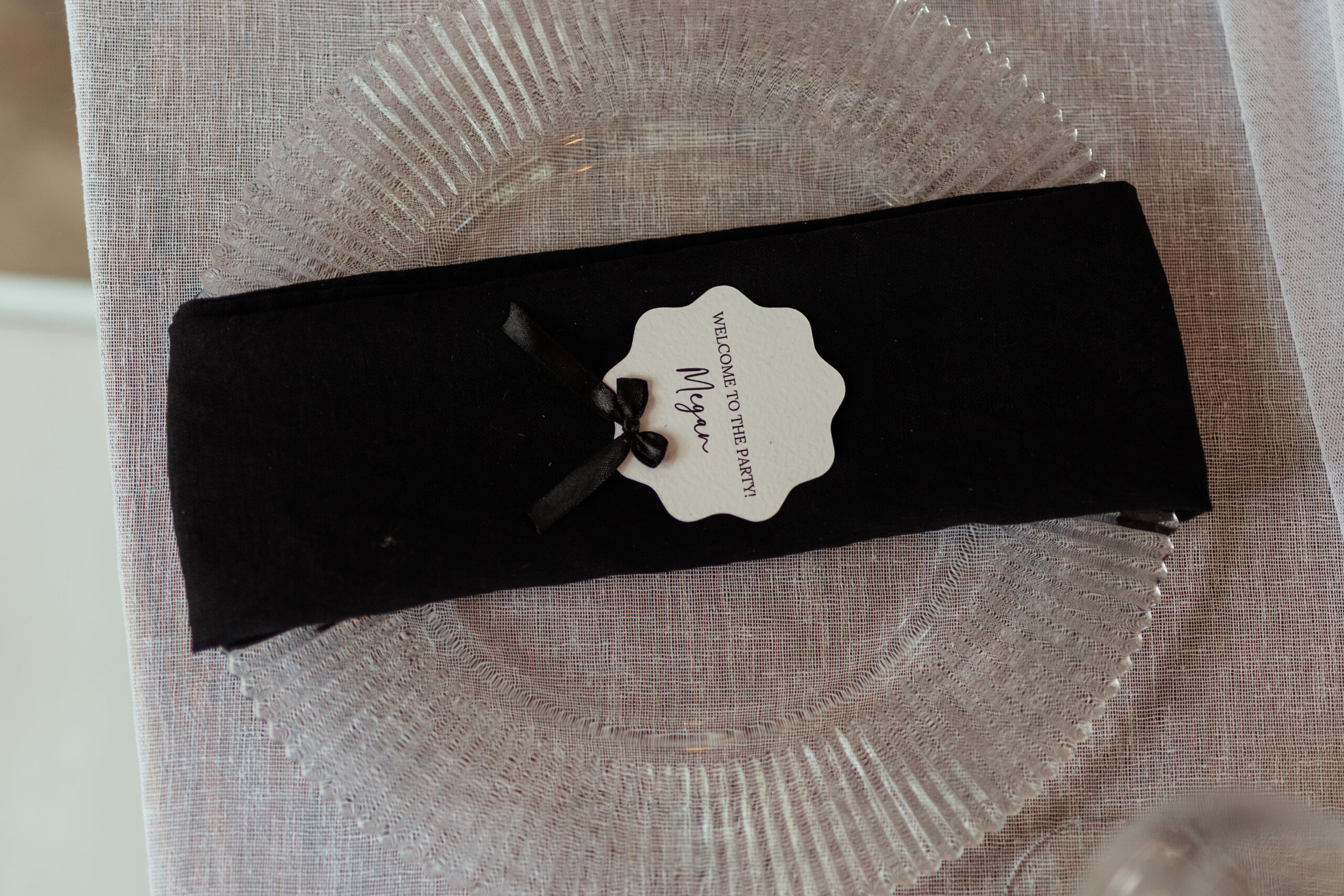 Wavy Place card