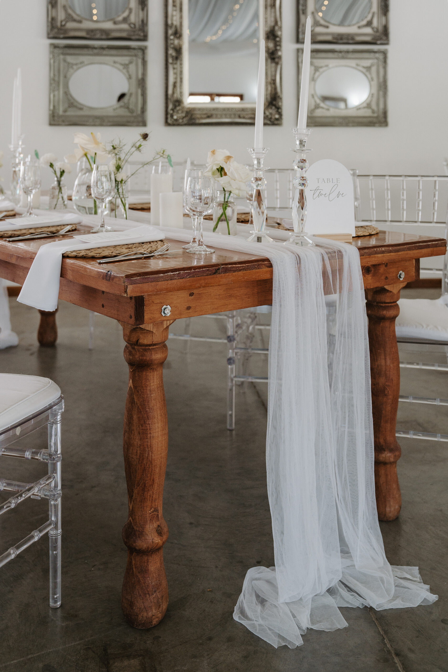 wedding table number