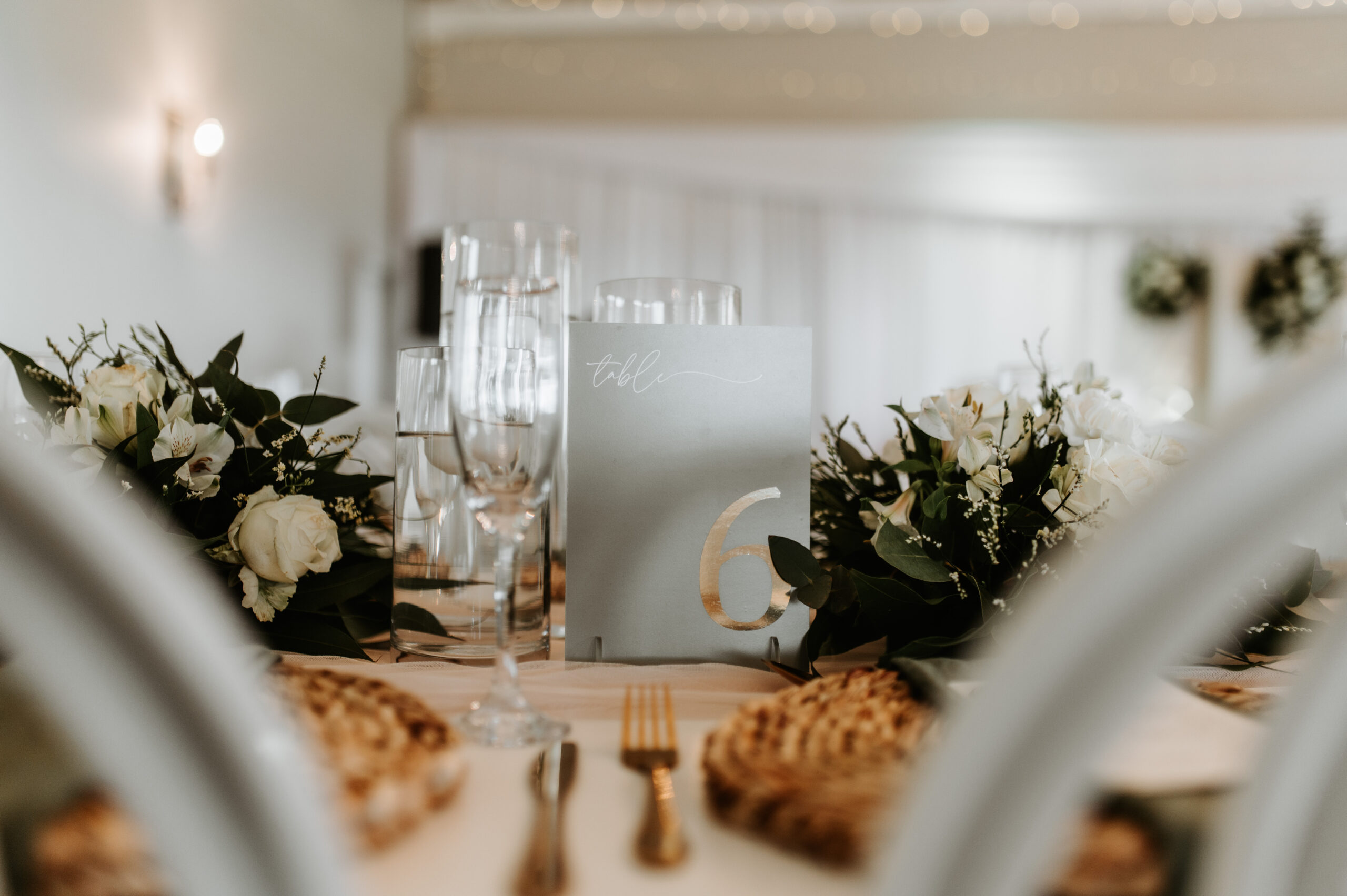 Wedding table number