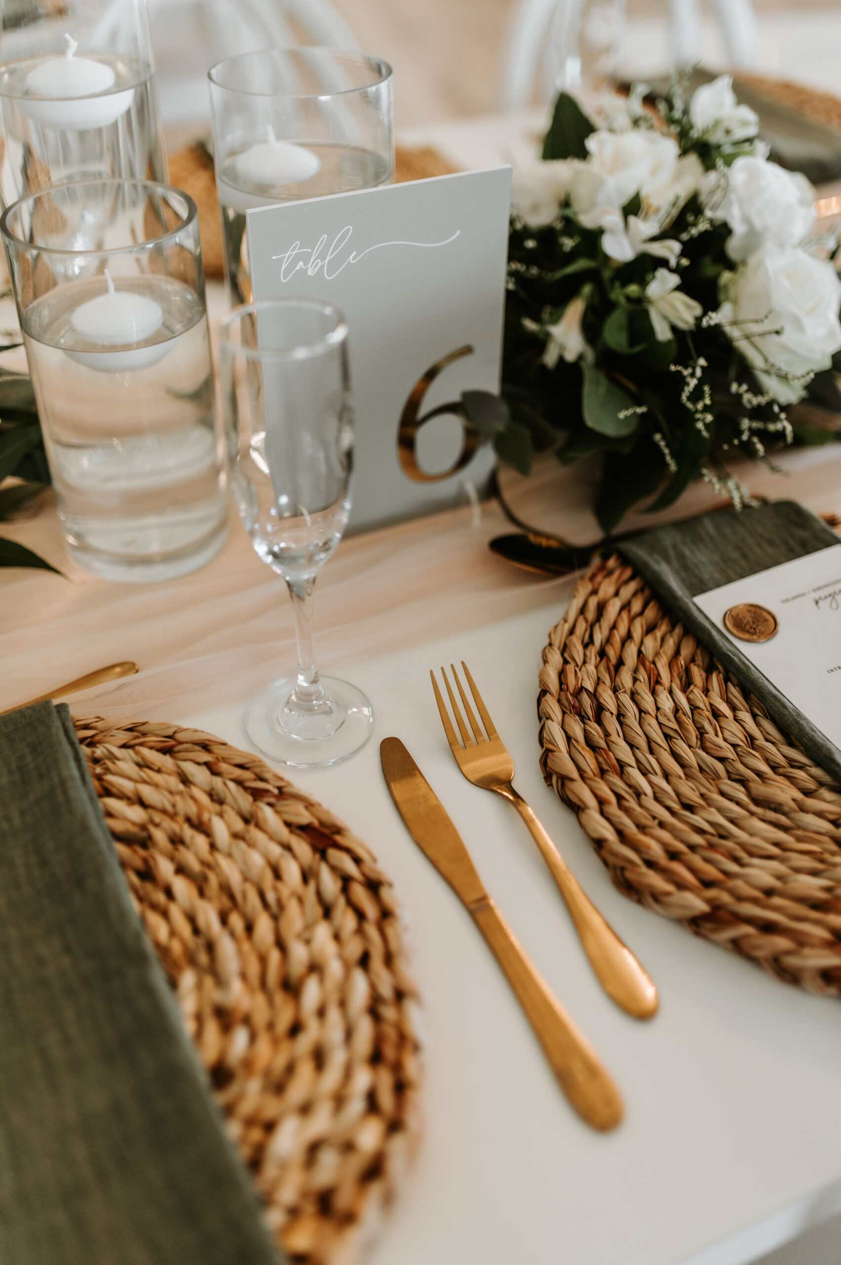 Wedding table number