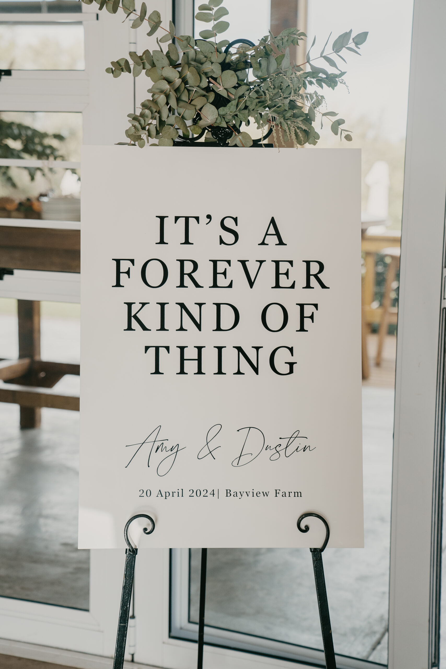 Acrylic Wedding Welcome sign