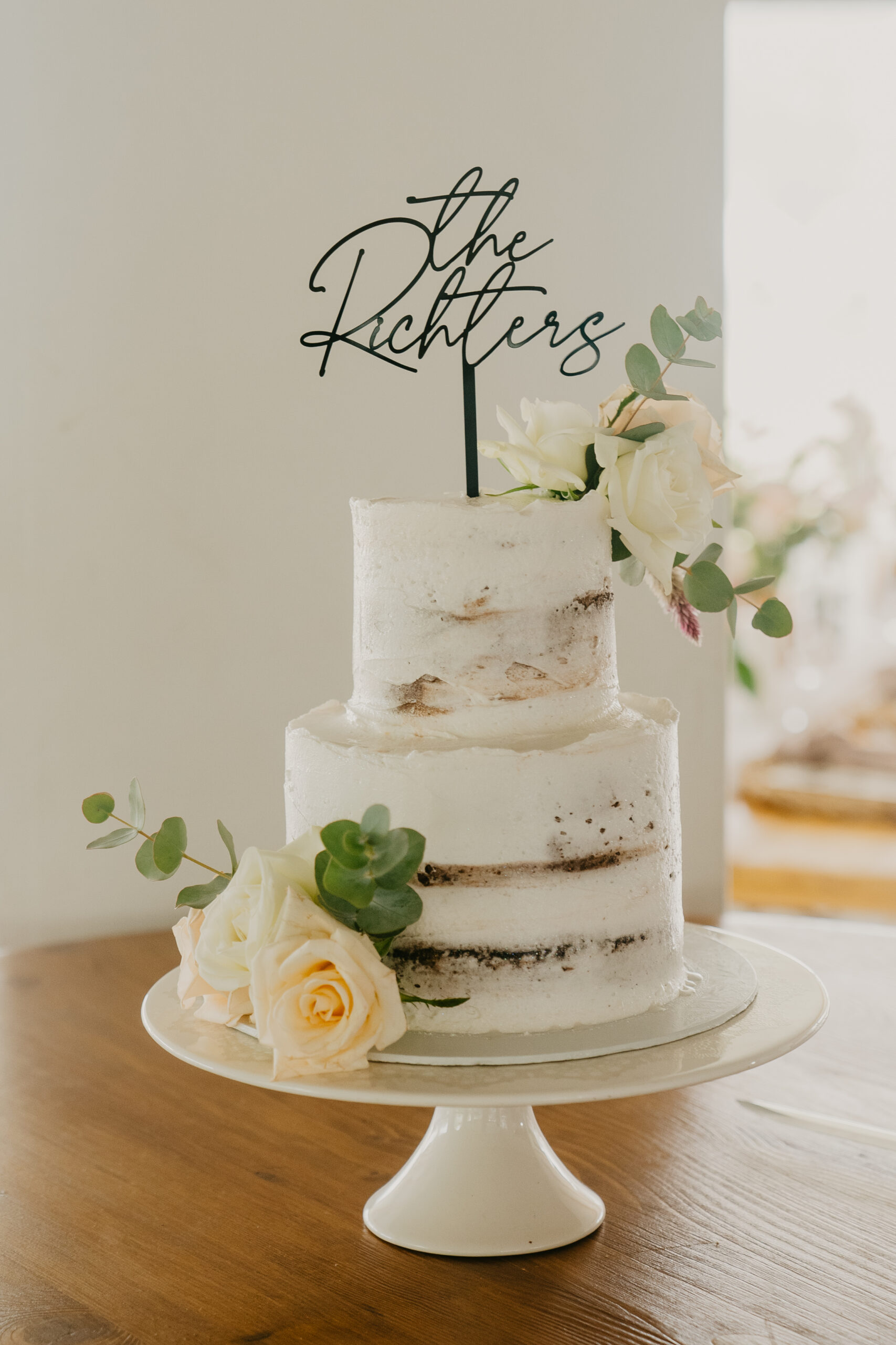 Acrylic wedding Cake topper