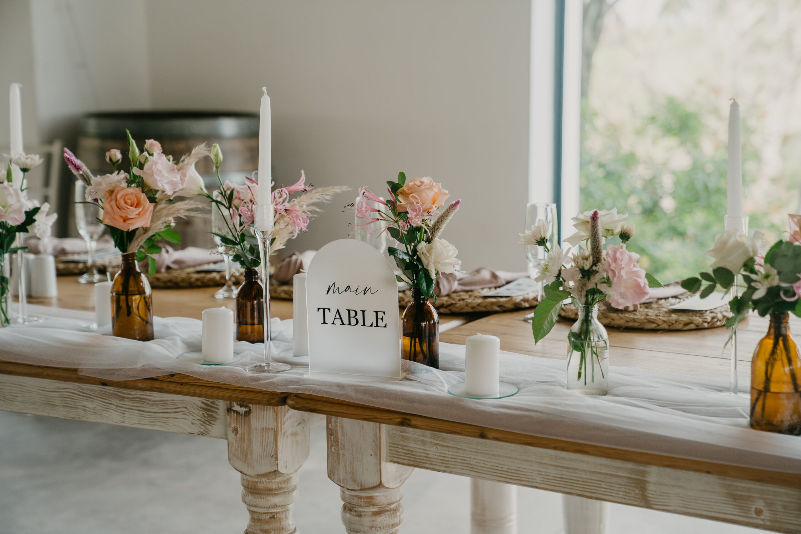 Acrylic table number